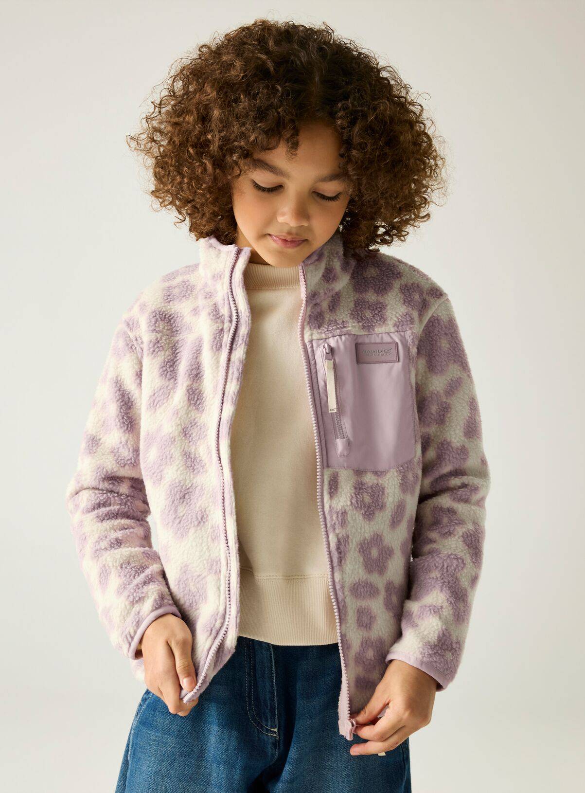 REGATTA Junior Frankie Warm Fleece Flowers 3-4 Years - Image 3